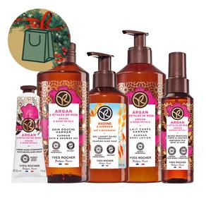 Set Experiență senzorială Argan & Trandafir Bio din Maroc